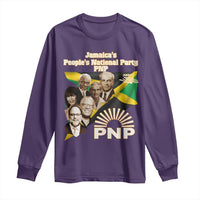 Jamaica People's National Party PNP Supporter Long Sleeve Shirt Patriotic Political Leaders Tribute Jamaican Flag - Wonder Print Shop