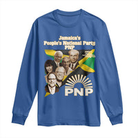 Jamaica People's National Party PNP Supporter Long Sleeve Shirt Patriotic Political Leaders Tribute Jamaican Flag - Wonder Print Shop