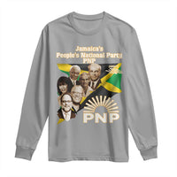 Jamaica People's National Party PNP Supporter Long Sleeve Shirt Patriotic Political Leaders Tribute Jamaican Flag - Wonder Print Shop
