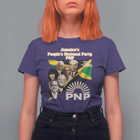 Jamaica People's National Party PNP Supporter T Shirt For Women Patriotic Political Leaders Tribute Jamaican Flag - Wonder Print Shop
