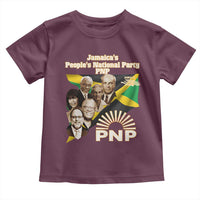 Jamaica People's National Party PNP Supporter Toddler T Shirt Patriotic Political Leaders Tribute Jamaican Flag - Wonder Print Shop