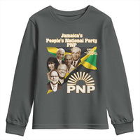 Jamaica People's National Party PNP Supporter Youth Sweatshirt Patriotic Political Leaders Tribute Jamaican Flag - Wonder Print Shop
