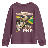 Jamaica People's National Party PNP Supporter Youth Sweatshirt Patriotic Political Leaders Tribute Jamaican Flag - Wonder Print Shop