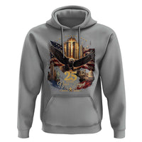 Patriotic American Eagle 9 11 Memorial 25th Anniversary Hoodie 25 Years 2021 2026 Never Forget