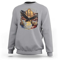 Patriotic American Eagle 9 11 Memorial 25th Anniversary Sweatshirt 25 Years 2021 2026 Never Forget