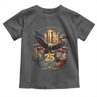 Patriotic American Eagle 9 11 Memorial 25th Anniversary Toddler T Shirt 25 Years 2021 2026 Never Forget
