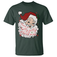 Vintage Christmas Santa Claus Face Xmas Funny Old Fashioned T Shirt - Wonder Print Shop