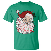 Vintage Christmas Santa Claus Face Xmas Funny Old Fashioned T Shirt - Wonder Print Shop