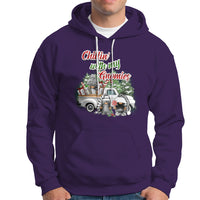 Gnome Christmas Hoodie Chillin With My Gnomies Xmas Truck - Wonder Print Shop