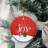 Christmas 2023 Ceramic Ornament Spread Joy - Wonder Print Shop