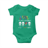 ADHD Awareness Baby Onesie It's Not A Disability It's A Different Ability