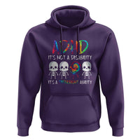 ADHD Awareness Hoodie It's Not A Disability It's A Different Ability