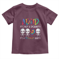 ADHD Awareness Toddler T Shirt It's Not A Disability It's A Different Ability