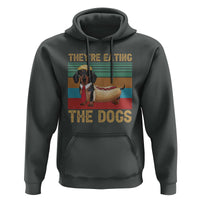 Funny Hot Dog Lover Hoodie They're Eating The Dogs Dachshund