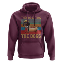 Funny Hot Dog Lover Hoodie They're Eating The Dogs Dachshund