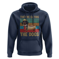 Funny Hot Dog Lover Hoodie They're Eating The Dogs Dachshund