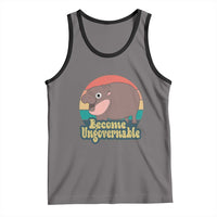 Funny Baby Hippo Moo Deng Tank Top Become Ungovernable Retro