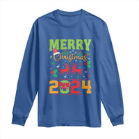 Merry Christmas 2024 Long Sleeve Shirt Classic Festive Xmas Vibe