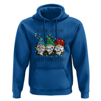 Christmas Gnomies Hoodie It's Fine I'm Fine Everything Is Fine