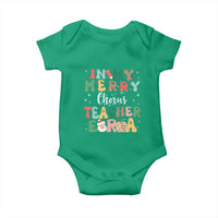 Christmas Choral Music Teacher Baby Onesie In My Merry Chorus Teacher Era Xmas Carol Master