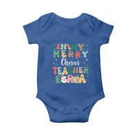 Christmas Choral Music Teacher Baby Onesie In My Merry Chorus Teacher Era Xmas Carol Master