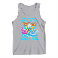 Christmas In July Relaxing Santa Tank Top My Favorite Swimming Spot Is The North Pole