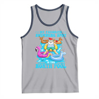 Christmas In July Relaxing Santa Tank Top My Favorite Swimming Spot Is The North Pole