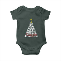 Christmas Tree Baby Onesie Red Plaid Daughter