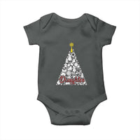 Christmas Tree Baby Onesie Red Plaid Daughter