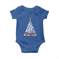 Christmas Tree Baby Onesie Red Plaid Daughter