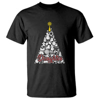 Christmas Tree T Shirt Red Plaid Daughter - Wonder Print Shop
