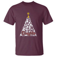 Christmas Tree T Shirt Red Plaid Daughter - Wonder Print Shop