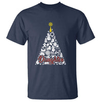 Christmas Tree T Shirt Red Plaid Daughter - Wonder Print Shop