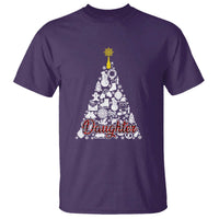 Christmas Tree T Shirt Red Plaid Daughter - Wonder Print Shop