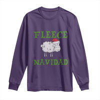 Funny Christmas Sheep Long Sleeve Shirt Fleece Navidad Feliz Festive Xmas
