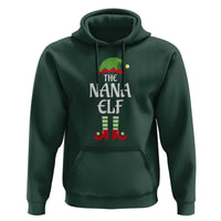 Christmas The Nana Elf Hoodie Funny Grandma Xmas Family Matching