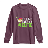 Christmas Elf Long Sleeve Shirt Let Me Take An Elfie