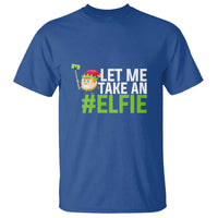 Christmas Elf T Shirt Let Me Take An Elfie - Wonder Print Shop