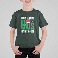Christmas Santa Ho Ho Ho T Shirt For Kid There's Some Hos In This House - Wonder Print Shop