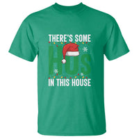 Christmas Santa Ho Ho Ho T Shirt There's Some Hos In This House - Wonder Print Shop