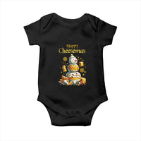 Christmas Cheese Lover Baby Onesie Happy Cheesemas Merry Xmas