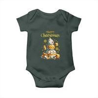 Christmas Cheese Lover Baby Onesie Happy Cheesemas Merry Xmas