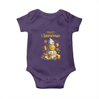 Christmas Cheese Lover Baby Onesie Happy Cheesemas Merry Xmas