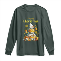 Christmas Cheese Lover Long Sleeve Shirt Happy Cheesemas Merry Xmas