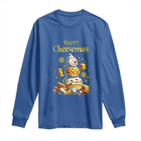 Christmas Cheese Lover Long Sleeve Shirt Happy Cheesemas Merry Xmas