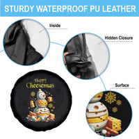 Christmas Cheese Lover Spare Tire Cover Happy Cheesemas Merry Xmas