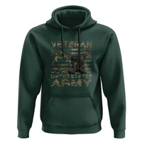 American Veteran Hoodie Of The US Army Camouflage Flag