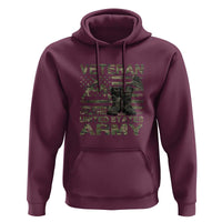 American Veteran Hoodie Of The US Army Camouflage Flag