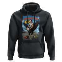 Patriotic Americana Speed Legend 16 Tribute Hoodie American Hero Bald Eagle Speedway Memorial - Wonder Print Shop