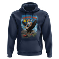 Patriotic Americana Speed Legend 16 Tribute Hoodie American Hero Bald Eagle Speedway Memorial - Wonder Print Shop